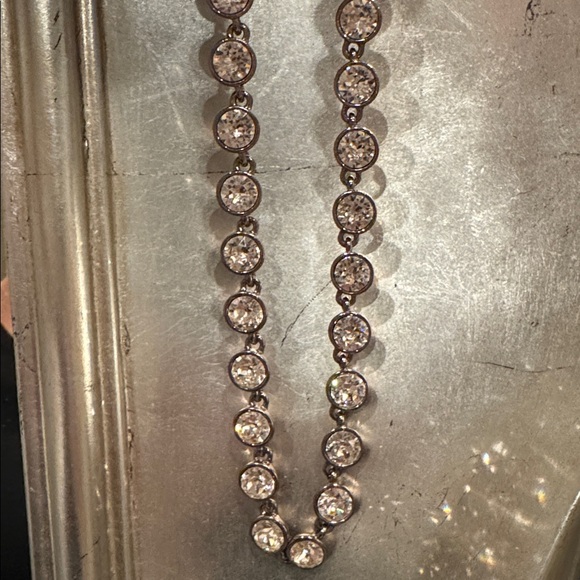 Givenchy Rose Gold-Tone Swarovski Crystal Necklace - Picture 5 of 8